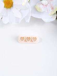 Kleine Blumen- und Herzform Ton-Schneideformen, sauber schneidende, antihaftende, langanhaltend Ton-Schneideformen für Schmuckherstellung, DIY handgemachte Ohrringe Schmuckherstellungs-Set - Blumenherz - Übersicht 9
