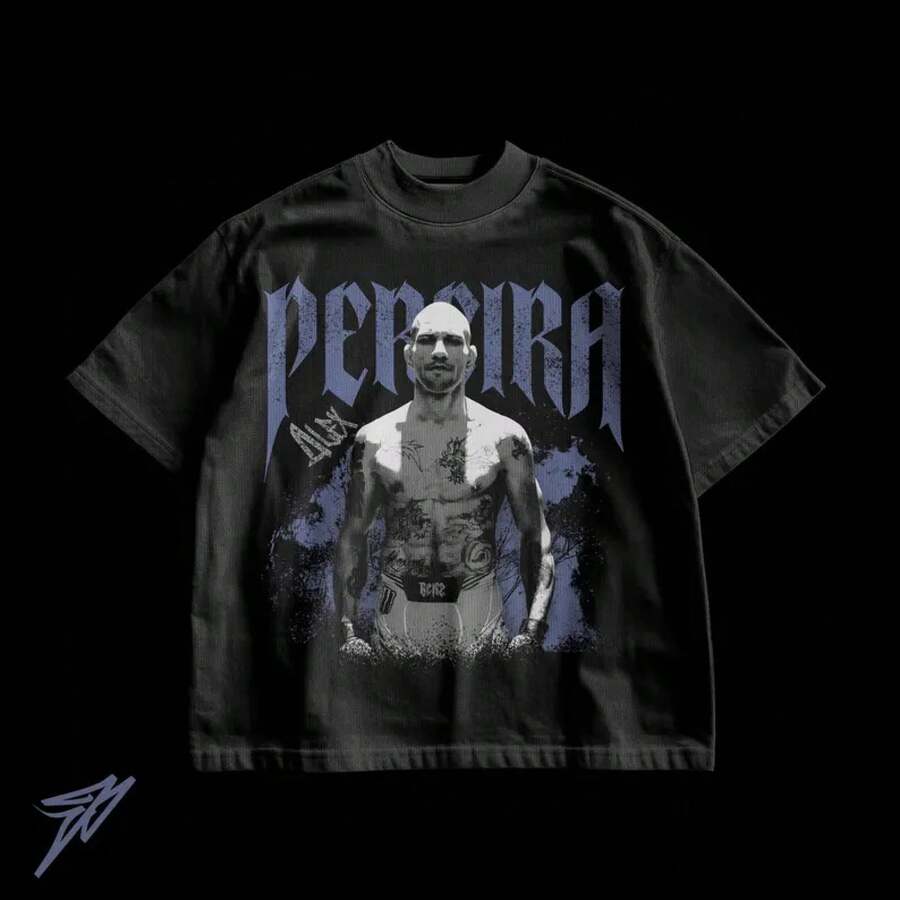 Alex.Perreira T Shirt/Printed  MMA Boxer Retro Pattern T Shirt