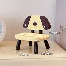 1pc Cute Desktop Phone Stand, Slouchy Bracket, Creative Puppy Chick Rabbit Ornament, Chair Stand, Horizontal & Vertical Dual-Use Portable Phone Holder, Tablet Stand - Multicolor - View 7