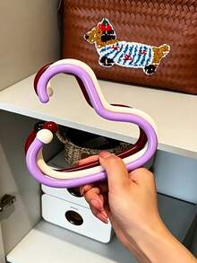 Multi-Function Anti-Slip Closet Hat Hanger Space Saving Wardrobe Organizer Hook,Bedroom Room Decor,Back To School - View 9