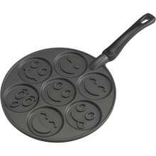 TAIMASI Non-Stick Mini Pancake Maker Durable, Easy Clean With 7 Fun Molds, Perfect For Kids & Creative Breakfasts  | Perfect For: • Back-To-School Quick Morning Meals • Thanksgiving Family Breakfasts • Christmas Gift For Foodie Kids - Smile Style - View 2