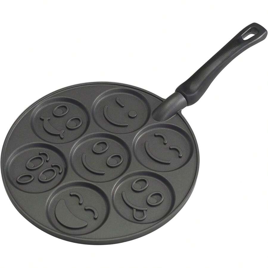 TAIMASI Non-Stick Mini Pancake Maker Durable, Easy Clean With 7 Fun Molds, Perfect For Kids & Creative Breakfasts  | Perfect For: • Back-To-School Quick Morning Meals • Thanksgiving Family Breakfasts • Christmas Gift For Foodie Kids