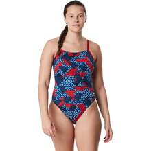 SpeedoRuse Blocks Flyback Variant 1 - Team Red/White/Blue - View 1