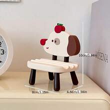 1pc Cute Desktop Phone Stand, Slouchy Bracket, Creative Puppy Chick Rabbit Ornament, Chair Stand, Horizontal & Vertical Dual-Use Portable Phone Holder, Tablet Stand - Multicolor - View 10