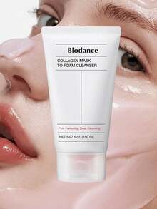 Biodance 膠原蛋白面膜轉泡泡潔面乳 150ml，濃郁泡沫質地，面膜轉潔面 2 合 1，清爽沖洗，深層清潔，提亮，K-Beauty，韓系彩妝，禮品 - 150ml/5.07 fl.oz - 查看 9