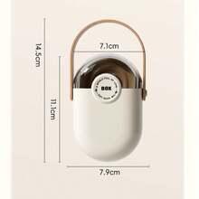 1pc Minimalist Portable Travel Soap Box, Durable Compact Waterproof Design, Outdoor Camping Essential, Leak-Proof & Soap Residue-Free, Built-In Drainage Hole, Fits Easily In Backpack, Ideal Companion For Business Trips & Travel - Green - View 6