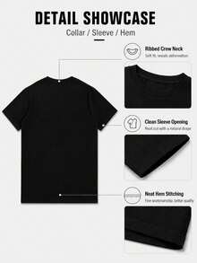 This Is My Human Costume I'm Really A Fox Halloween T Shirts Graphic Cotton Streetwear Short Sve Birthday Gifts T-Shirt - 黑色 - 查看 3