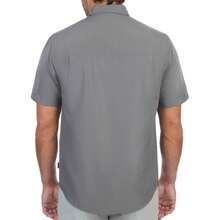 Coleman Mens UPF 40+ Ultra Lightweight Quick Dry Short Sleeve Guide Shirt Outdoor For Fishing Hiking Camping Variant 5 - 煙燻珍珠 - 查看 7