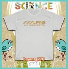 Alpine Car Audio Subwoofers Amps Men'S T-Shirts American Size Tee Shirt - 黑色 - 查看 4