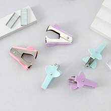 Macaron Color Mini Staple Remover, Powerful And Efficient, Portable And Practical, Effort-Saving, Suitable For Office - Multicolor - View 1