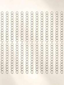 20/50/100pcs/Set Rantai Perpanjangan Stainless Steel 304, Aksesoris Rantai Perpanjangan untuk Pembuatan Perhiasan Kalung/Gelang/Gelang Kaki, Cocok untuk Perhiasan DIY Wanita - Rantai ekstensi 3*4mm - View 8