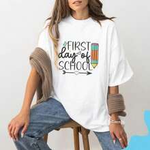 Cute Art Teacher T-Shirt, Cute Elementary School Teacher T-Shirt, Kindergarten Teacher T-Shirt, Art Teacher Thank You Gift, Back To School - 白色 9 - 查看 1