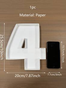 1 个 0-9 数字形状托盘，摄影道具，DIY 食品托盘，装饰纸板数字盒，适用于老年人生日、水果、饼干、甜点盘、蛋糕展示、毕业典礼、1 岁生日、家庭聚会、新娘送礼会，手工制作 - 彩色 - 查看 19
