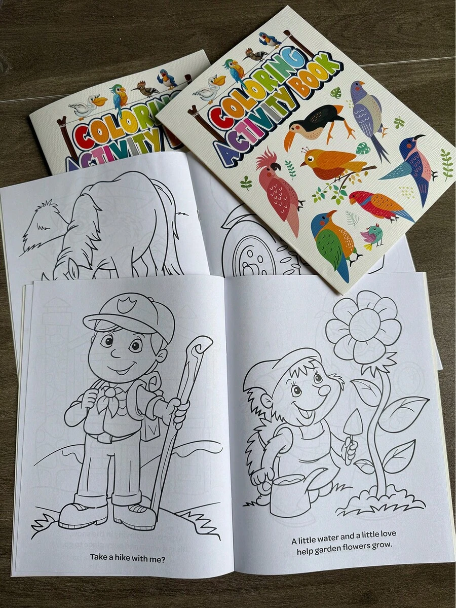 Animal Coloring Books, Cool Color Books, Picture Books To Enhance Cognitive Ability And Imagination - Multicolor - View 1