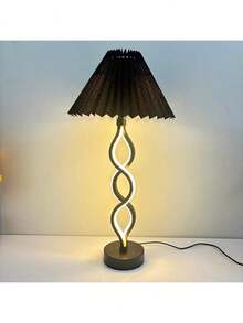 LED Seaweed Fabric Table Lamp, Creative Minimalist Design Table Lamp, Suitable For Bedroom, Living Room, Office, Bedside Daily Lighting, Reading Lighting, Decorative Table Lamp, Atmosphere Night Light - Desk Lamp - View 15