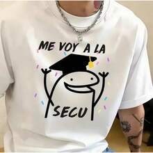Camiseta Unisex para Graduación de Primaria ¡Rumbo a la Secundaria! Playera Casual con Estampado Divertido 2026 - Verde militar - Ver 2
