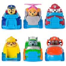 Spin Master Paw Patrol Air Rescue 6pcs Puppy Racing Toy Car Gift Set, Includes Archie, Mao Mao, Tian Tuan, Xiao Li, Rocky And Zuma, Suitable For Boys And Girls Children Aged 3 And Above - Pup Squad Racers - View 3