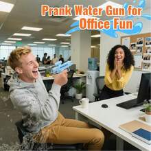 Adult & Teen Prank Dual-Direction Water Gun, Summer Swimming Pool Beach Outdoor Water Fight Toy, Party Favor, Prank Battle Water Gun, Party & Summer Fun Novelty Game - Multicolor - View 2