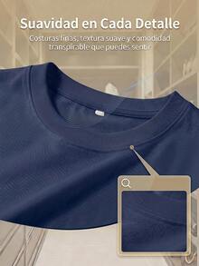 Women T-Shirts - Blue and Black - View 7