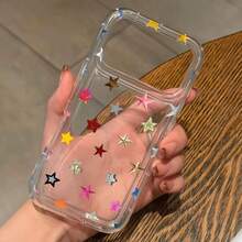 Galaxy 系列透明手機殼，相容 Android 與 Apple 機型 - 彩色 - 查看 3