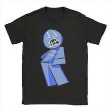 Camiseta "Crazy Bluudud Forsaken" para hombre y mujer, de algodón, cuello redondo, manga corta, regalo de cumpleaños - Negro - Ver 1
