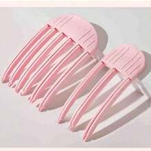 1/2pcs Painless Hair Root Styling Slouchy Bun Hairpin, Plastic Comb, Won't Damage Hair, Suitable For Bangs & Fluffy Hair - Fluffy Clip - View 14