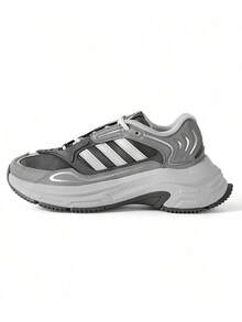 Giày thể thao đế dày Adidas, phù hợp cho mọi mùa, giày chạy bộ nữ kiểu dáng retro mới. - Xám - Xem 1