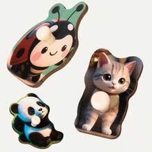 Wooden Traffic Animal 3D Inlay Puzzle Board, Shape Matching Educational Toy For Toddlers And Young Children, Early Learning - Multicolor - View 8