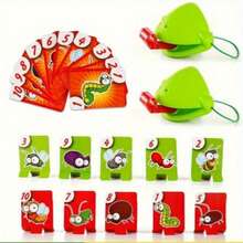 Funny Frog Mask Game Set - Fun Bug-Eating Battle Game, Interactive Board Game, Family Party Game, Corporate Party Game, Team Icebreaker Game, Card Battle Game, Perfect For Company Parties, Party Games, Strategy Board Games, Interactive Tabletop Entertainment Or Family Fun, Also Suitable As A Party Gift - Multicolor - View 5