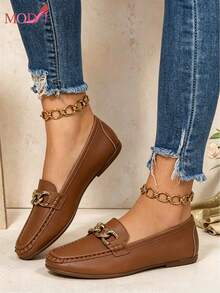 Women Flats - Brown - View 8