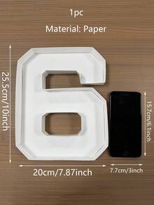 1 个 0-9 数字形状托盘，摄影道具，DIY 食品托盘，装饰纸板数字盒，适用于老年人生日、水果、饼干、甜点盘、蛋糕展示、毕业典礼、1 岁生日、家庭聚会、新娘送礼会，手工制作 - 彩色 - 查看 18
