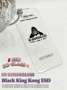 3-Piece Borderless High-Definition Tempered Glass Screen Protector For IPhone Duo, 18, 17, 16, 15, Pro Max, Air 16e, 17e, 11, 12, 13, 14 Plus, X, XR, XS Max. Full Screen Protection, High-Definition, Completely Transparent, No White Borders, Large Curved Invisible Tempered Glass, Electroplated Anti-Fingerprint, High-Definition Film, Full Coverage, Dustproof Screen Protector. - Clear - View 8