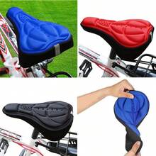 1pc 3D Fixed Gear Bicycle Seat Cover, Cycling Gear Accessory For Mountain Bike Saddle - Multicolor - View 4