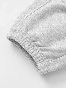 Balabala Young Boy Casual Pants 2026 New Autumn Soft Cotton Elastic Waist Boys Girls Sports Joggers Comfortable Daily Wear - Light Gray - View 7