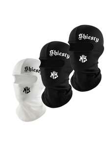 1pc/2pcs/3pcs Unisex Balaclava Hat, Cycling Sun Protection Face Mask Headwear, Multiple Wearing Styles, Suitable For Daily Motorcycle Riding, Hiking, Skiing, Ice Skating And Other Sports - Style 6 - View 4