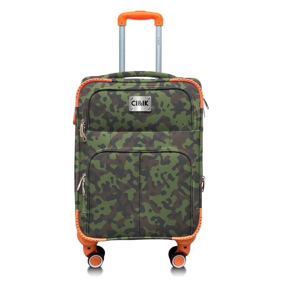 Maleta Cabina Equipaje De Mano 10kg Con Candado 18 Pulgada - Verde militar - Ver 1