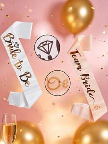1pc-Teambride Bridesmaid Sash, Bachelorette Party Shoulder Strap, Bachelorette Party Decor - Singles Party Strap - View 10