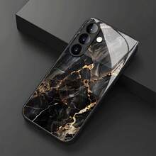 [24h Versand aus DE/FR/ES]Apple 11-17 16  21-26 Galaxy Handyhülle - Premium Handyhülle aus gehärtetem Glas mit goldener Marmortextur für  S26Ultra, S26Plus, S26, S25FE, S25Ultra, S25PLUS, S25+, S24, S23, S22, S21, S20 Ultra PLUS + FE, geeignet für Galaxy Note20 Ultra, Note8. Niedliche Handyhülle, ideales Geschenk für Freunde, Weihnachtsgeschenk. - 1 Stück Bildfarbe - Übersicht 7