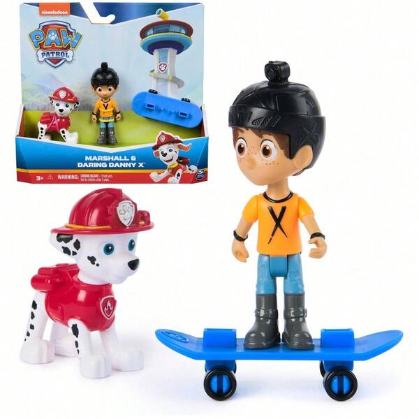 Spin Master Paw Patrol Bộ đồ chơi nhập vai, bao gồm Chase & Captain Turbot/ & Farmer Al/Rubble & Mr. Porter/Skye & Alex Porter, phù hợp cho bé trai và bé gái từ 3 tuổi trở lên