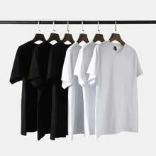 Camisetas de hombre, conjuntos de verano, ropa urbana estilo , camisetas de algodón - Blanco - Ver 3