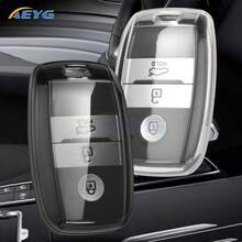 New Soft TPU Anti-Scratch Car Smart Key Fob Cover Protective Shell For KIA Rio Rio5 Sportage Ceed Cerato K3 KX3 K4 K5 Sorento Optima Picanto Remote Key Accessories - Kia a - View 7