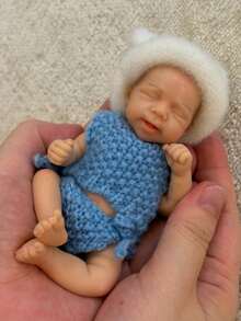 6 Inch Silicone Newborn Baby Girl Doll Handmade Soft Silicone Lovely Newborn Baby Doll For Birthday Gift(Anatomically Accurate) - Reborn Doll - View 5