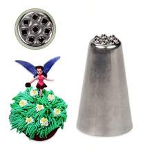 3pcs Stainless Steel Small Grass Icing Nozzle Set, Grass Cream Piping Nozzle, Seamless Icing Tip And Grass Tube Nozzle - Dishwasher , Sturdy And Durable, Suitable For Professional And Home Baking - Multicolor - View 8