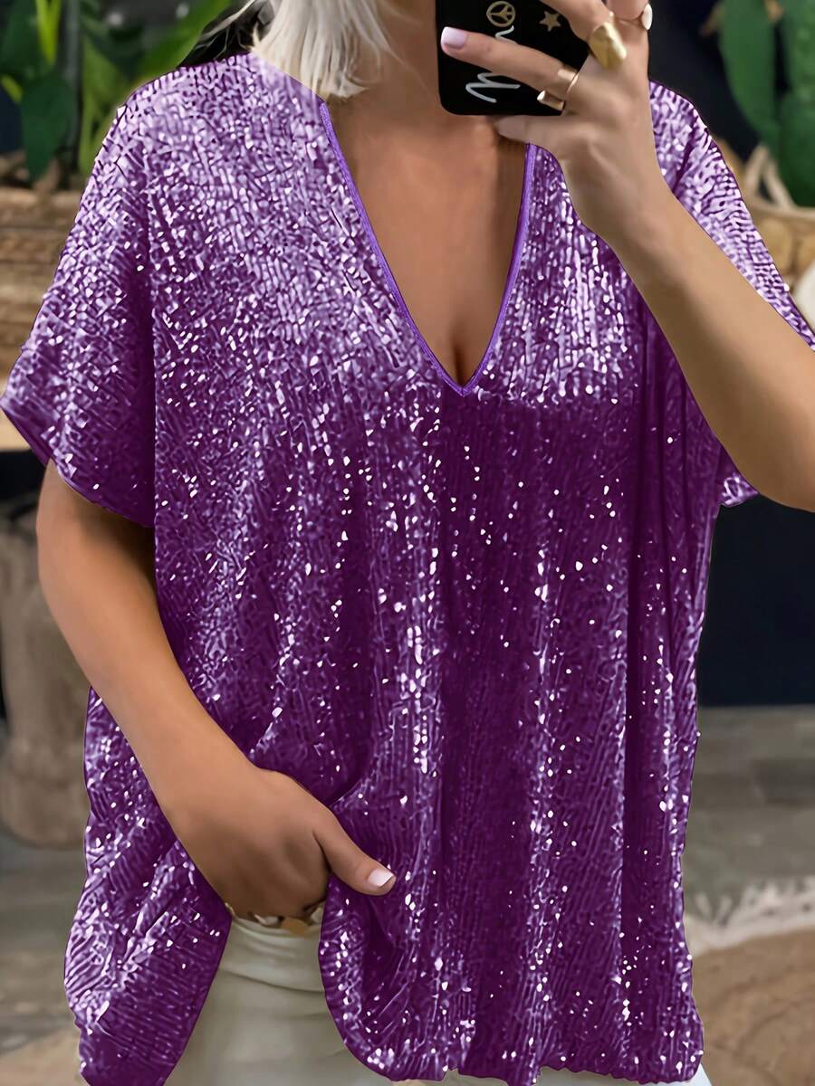 Plus Sizes - Plus Sizes - Women's Plus Size Clothing Tops - Purple - View 1