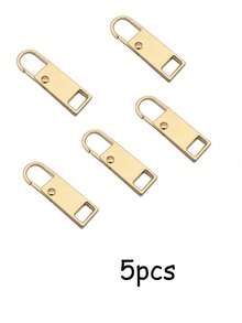1/3/5pcs Detachable Metal Zipper Pulls,Detachable Metal Zippers,Replacement Zipper Pulls For Bags,Shoes,And Clothing,DIY Zipper Pull Sewing Accessories - Multicolor - View 17