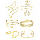 6 piezas de oro