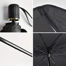 1PC Car Windshield Sunshade, Foldable Car Umbrella For, Uv-Resistant Front Window (Heat Protection) Windshield Cover Clip - A - View 4