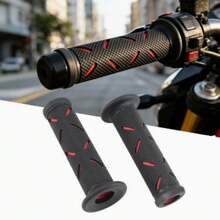 Universal 22mm Motorcycle Handlebar Grips 1 Pair, Anti-Slip Wear-Resistant Rubber Handlebar Grips Replacement, Suitable For Suzuki Ducati Benelli, Multi-Color Off-Road Motorcycle Handlebar Accessories - 2pcs - View 4