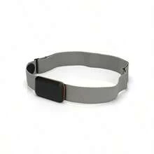 Smart Heart Rate Monitor Chest Strap, Waterproof Comfortable Elastic Fabric Band, Bluetooth Heart Rate Chest Strap For Outdoor Sports (Chest Strap Only) - Grey - View 4