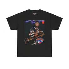 Retro Clarkson Knicks Photo Jersey | Vintage Basketball Jersey Style - Hitam - View 1